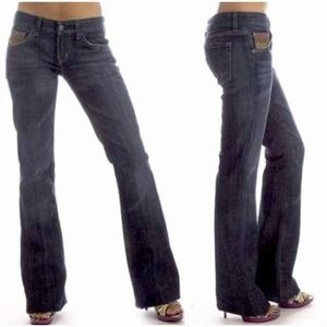 Vintage Citizens Of Humanity Linda #068 Stretch Coin Pocket 'h' Bootcut Jeans 29